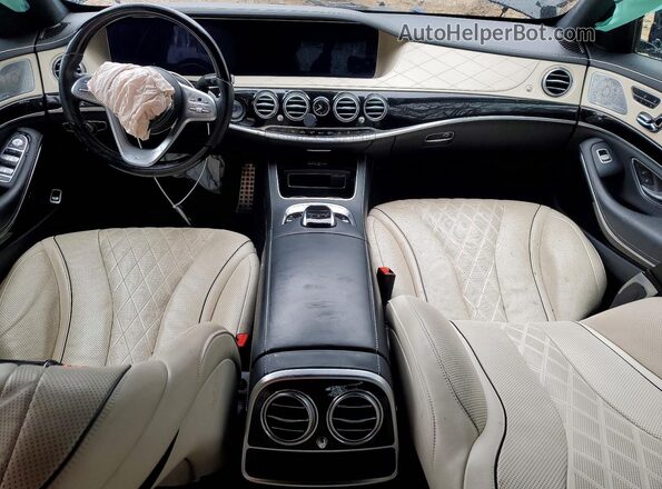 WDDUG8DB2JA409982 2018 MERCEDES-BENZ S Черный Вид панели приборов