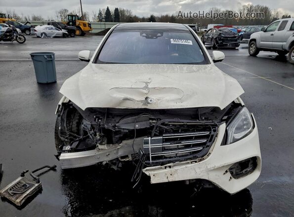 WDDUG8DB2JA412378 2018 MERCEDES-BENZ S White წინა ხედი