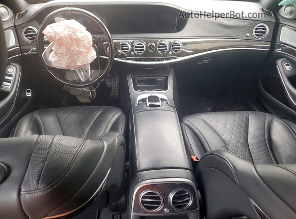 WDDUG8DB3JA377592 2018 MERCEDES-BENZ S Black წინა პანელის ხედი