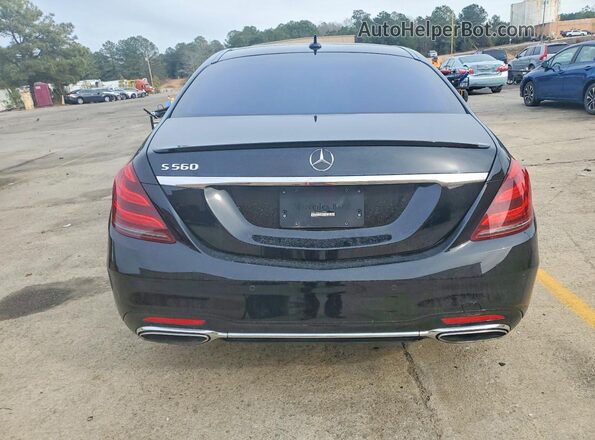 WDDUG8DB3JA377592 2018 MERCEDES-BENZ S Black უკანა ხედი