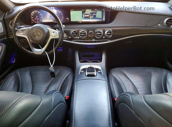 WDDUG8DB3KA426694 2019 MERCEDES-BENZ S Gray წინა პანელის ხედი