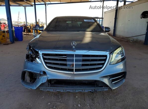 WDDUG8DB3KA426694 2019 MERCEDES-BENZ S Gray წინა ხედი