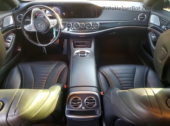 WDDUG8DB5KA438412 2019 MERCEDES-BENZ S Черный Вид панели приборов