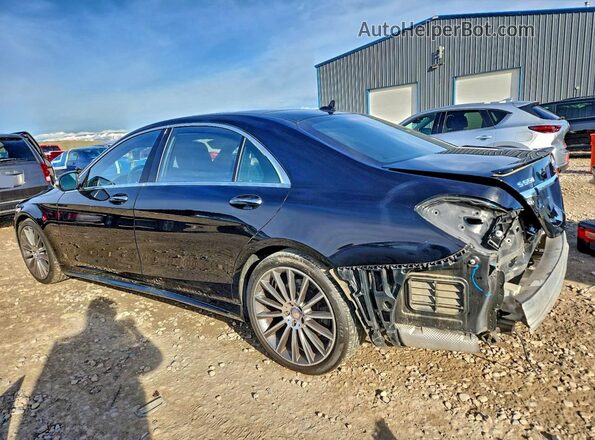 WDDUG8FB3HA316072 2017 MERCEDES-BENZ S Черный Задняя левая четверть