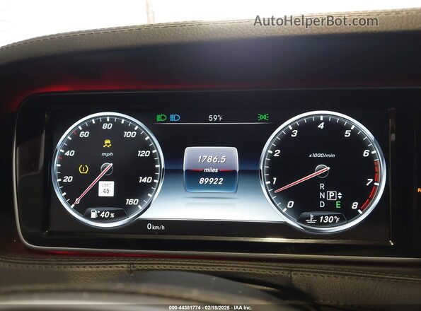WDDUG8FB4GA242773 2016 MERCEDES-BENZ S-CLASS Black 