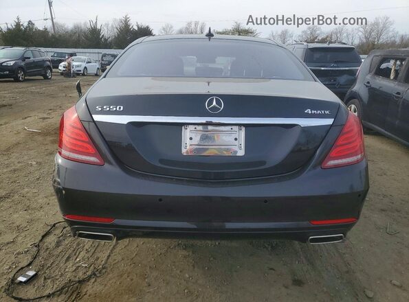 WDDUG8FB9HA309501 2017 MERCEDES-BENZ S Black უკანა ხედი