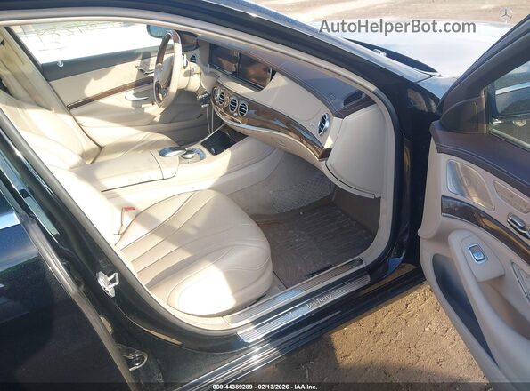 WDDUG8FBXGA225959 2016 MERCEDES-BENZ S-CLASS Black Vista interior delantera