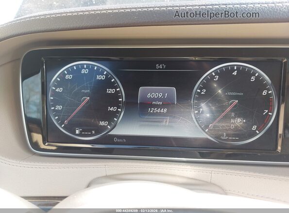 WDDUG8FBXGA225959 2016 MERCEDES-BENZ S-CLASS Black Vista de los asientos traseros