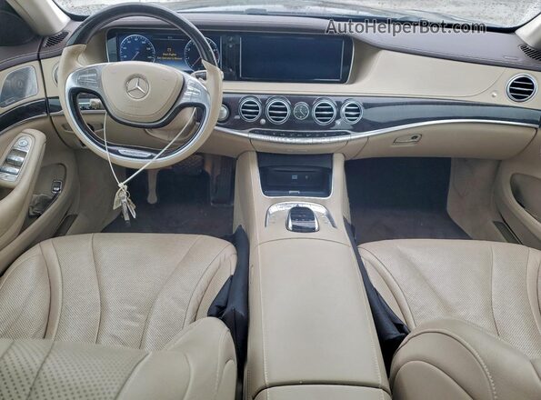 WDDUG8FBXHA299450 2017 MERCEDES-BENZ S Черный Вид панели приборов