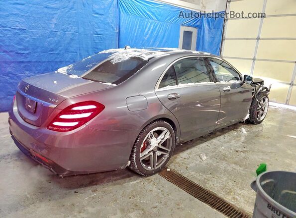 WDDUG8JB3JA422566 2018 MERCEDES-BENZ S Gray უკანა მარჯვენა
