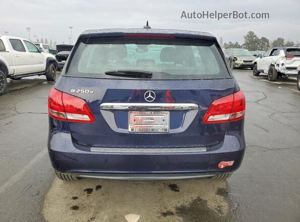 WDDVP9AB0HJ013946 2017 MERCEDES-BENZ B-CLASS Blue Հետևի տեսք