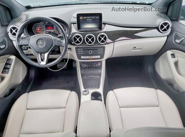 WDDVP9AB0HJ013946 2017 MERCEDES-BENZ B-CLASS Blue Առջևի վահանակի տեսք