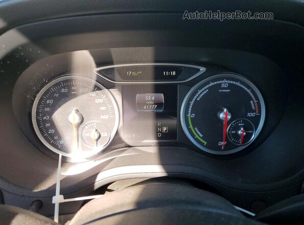 WDDVP9AB2HJ014497 2017 MERCEDES-BENZ B-CLASS White Vista del cuadro de instrumentos
