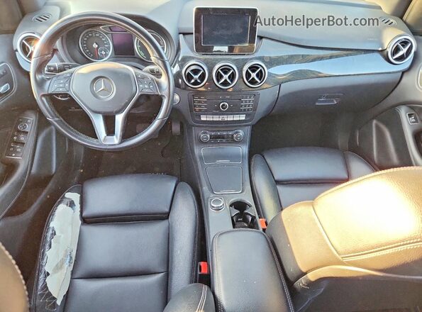 WDDVP9AB6HJ012302 2017 MERCEDES-BENZ B-CLASS Gray Առջևի վահանակի տեսք