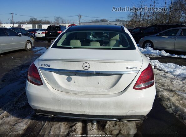 WDDWF4KB7GR150987 2016 MERCEDES-BENZ C-CLASS Белый 