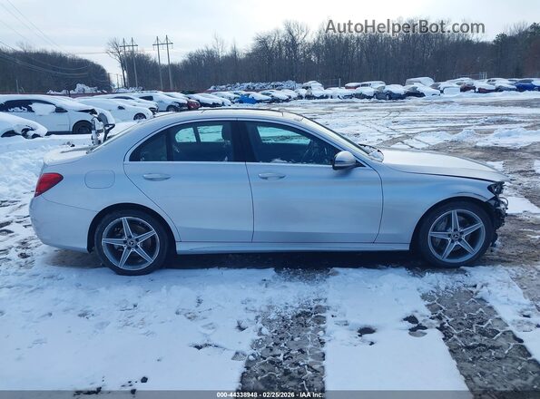 WDDWF4KB9JR422074 2018 MERCEDES-BENZ C-CLASS Silver 