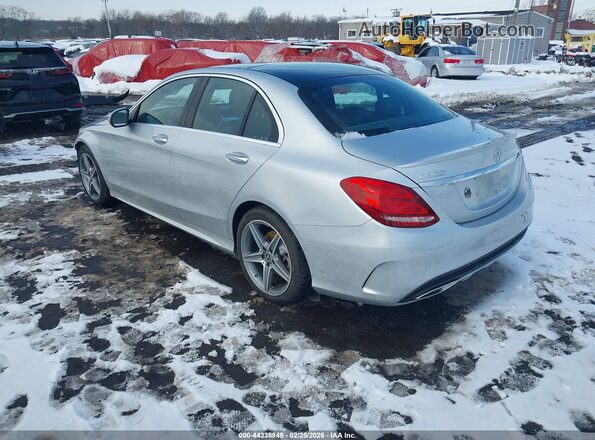 WDDWF4KB9JR422074 2018 MERCEDES-BENZ C-CLASS Silver 