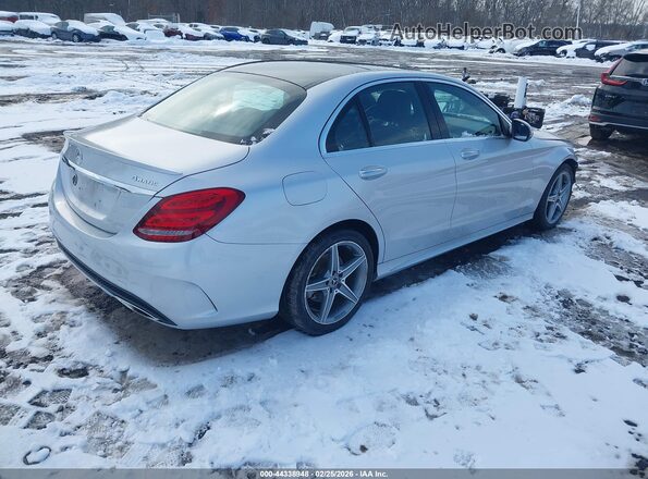 WDDWF4KB9JR422074 2018 MERCEDES-BENZ C-CLASS Silver 