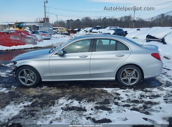 WDDWF4KB9JR422074 2018 MERCEDES-BENZ C-CLASS Silver 