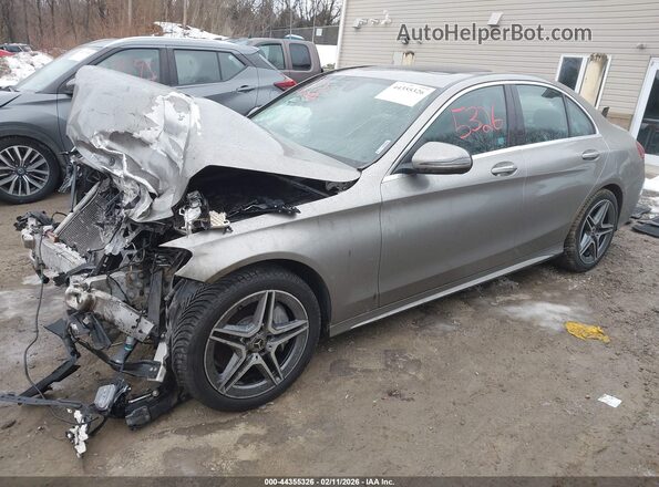 WDDWF8EB6LR541528 2020 MERCEDES-BENZ C-CLASS Gray Առջևի ձախ երեք քառորդ տեսարան