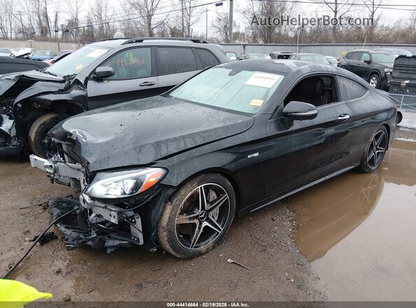 WDDWJ6EB2HF472395 2017 MERCEDES-BENZ AMG C 43 Black Передня ліва чверть
