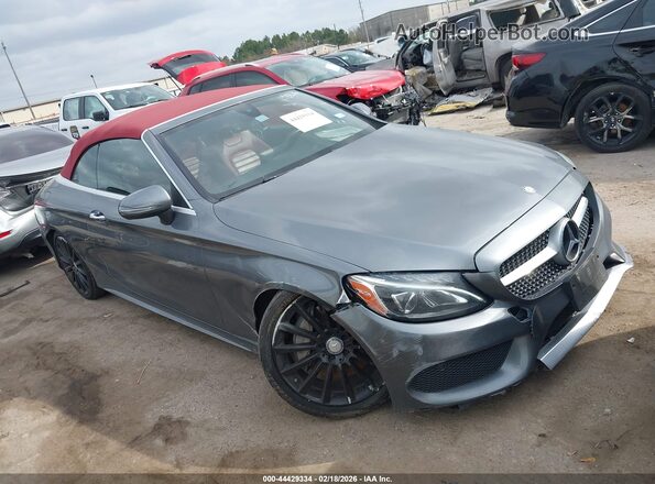 WDDWK4JB4HF424761 2017 MERCEDES-BENZ C-CLASS Gray 