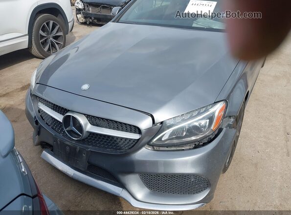 WDDWK4JB4HF424761 2017 MERCEDES-BENZ C-CLASS Gray 