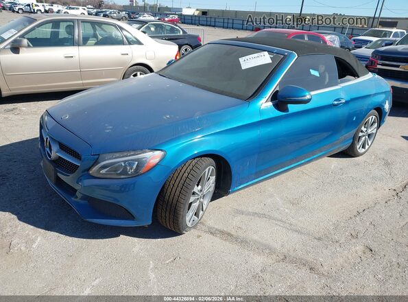 WDDWK4JB4JF617868 2018 MERCEDES-BENZ C-CLASS Blue 