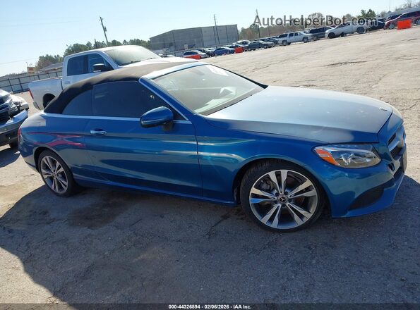 WDDWK4JB4JF617868 2018 MERCEDES-BENZ C-CLASS Blue 