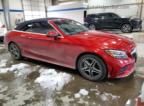 WDDWK8EB6KF913753 2019 MERCEDES-BENZ C Red Przód prawy