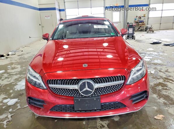 WDDWK8EB6KF913753 2019 MERCEDES-BENZ C Red Widok z przodu