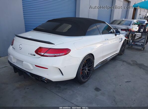 WDDWK8HB7JF657620 2018 MERCEDES-BENZ AMG C 63 White Rear right