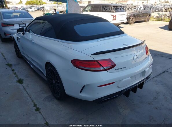 WDDWK8HB7JF657620 2018 MERCEDES-BENZ AMG C 63 White Rear left