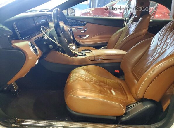 WDDXK8CB8HA017547 2017 MERCEDES-BENZ S Белый Вид салона спереди