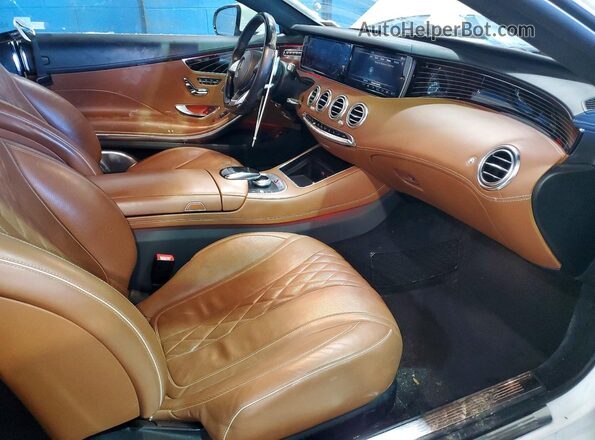 WDDXK8CB8HA017547 2017 MERCEDES-BENZ S Белый Вид панели приборов