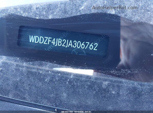 WDDZF4JB2JA306762 2018 MERCEDES-BENZ E-CLASS White 