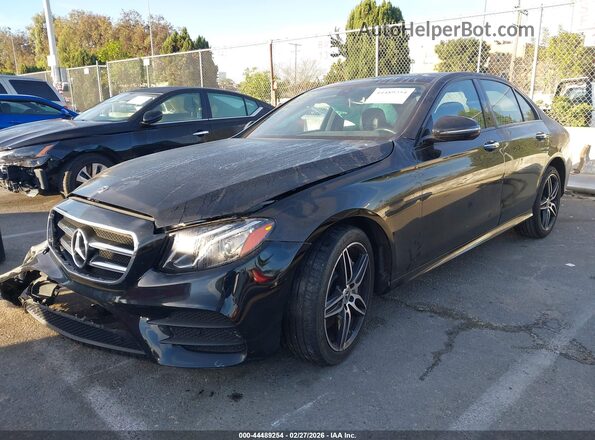 WDDZF4JB4KA488482 2019 MERCEDES-BENZ E-CLASS Black Передня ліва чверть
