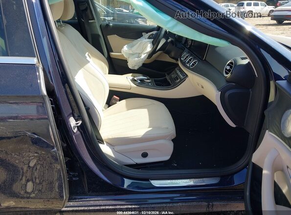WDDZF4JB5JA332305 2018 MERCEDES-BENZ E-CLASS Blue Vista interior delantera