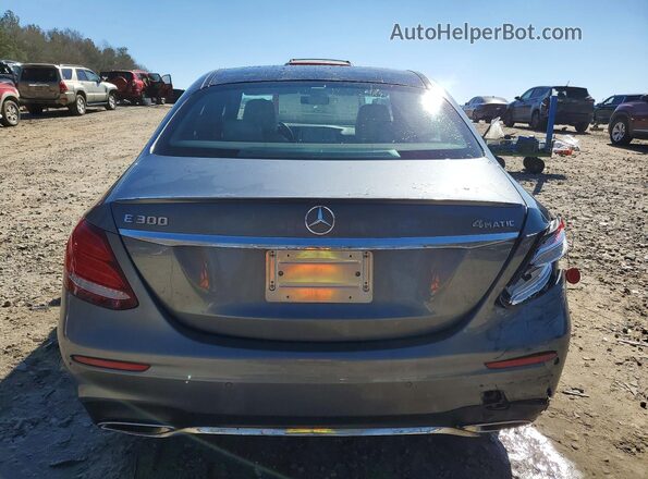 WDDZF4KB0HA043941 2017 MERCEDES-BENZ E Gray Rear view