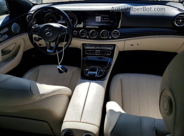 WDDZF4KB0HA043941 2017 MERCEDES-BENZ E Gray Dashboard view