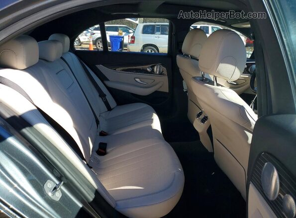 WDDZF4KB0HA043941 2017 MERCEDES-BENZ E Gray Rear seats view