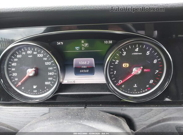 WDDZF4KB0KA496965 2019 MERCEDES-BENZ E-CLASS Black Vista de los asientos traseros