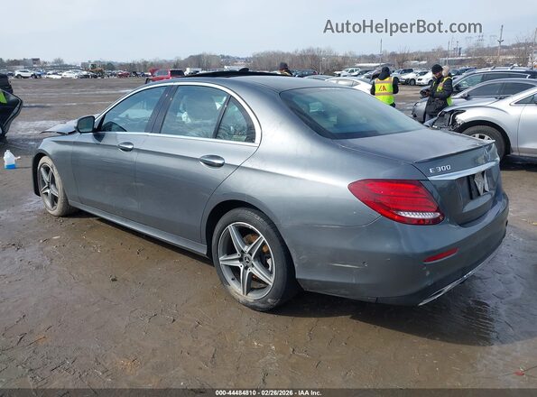 WDDZF4KB7JA295465 2018 MERCEDES-BENZ E-CLASS Gray Trasero izquierdo