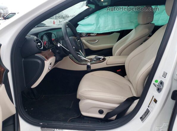 WDDZF4KB8KA636597 2019 MERCEDES-BENZ E White Սալոնի դիմացի տեսք