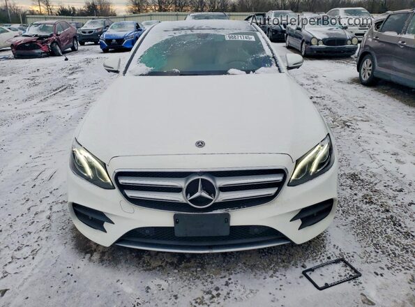 WDDZF4KB8KA636597 2019 MERCEDES-BENZ E White Դիմացի տեսք