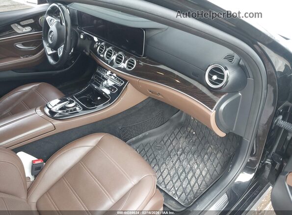 WDDZF6EB2JA383766 2018 MERCEDES-BENZ AMG E 43 Black წინა სალონის ხედი
