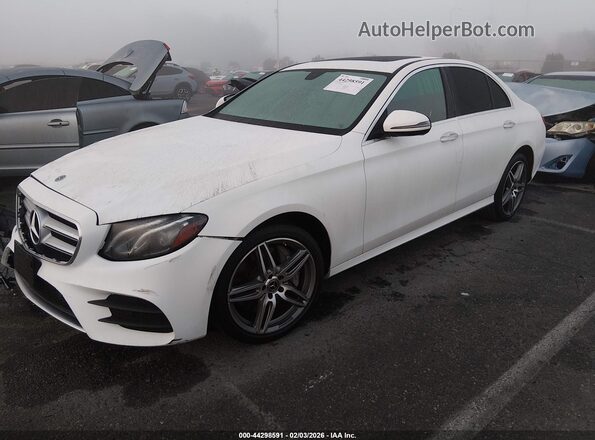 WDDZF6JB2KA569427 2019 MERCEDES-BENZ E-CLASS White წინა მარცხენა ხედი სამი მეოთხედიდან