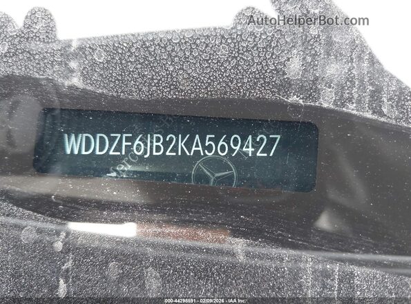 WDDZF6JB2KA569427 2019 MERCEDES-BENZ E-CLASS White ძრავის განყოფილების ხედი