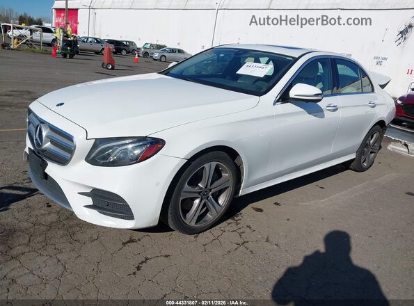 WDDZF8DB8LA702197 2020 MERCEDES-BENZ E-CLASS White Առջևի ձախ երեք քառորդ տեսարան