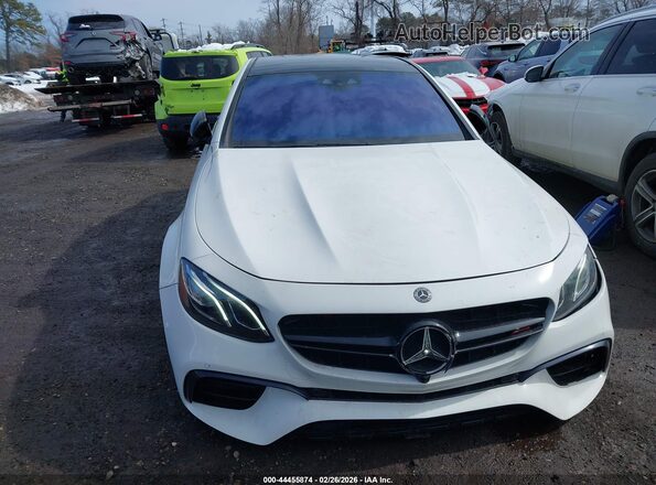 WDDZF8KB1KA515918 2019 MERCEDES-BENZ AMG E 63 White Instrument cluster view